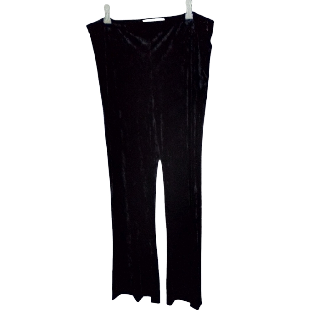 Zara black Velvet Pants EUC size XL